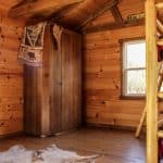 Trapper cabin bedroom