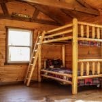 Trapper cabin bunk beds