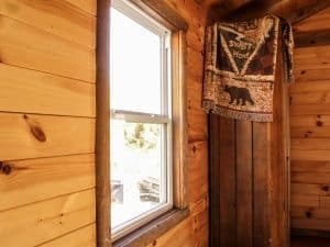 Trapper cabin interior