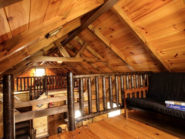 Northwoods cabin loft