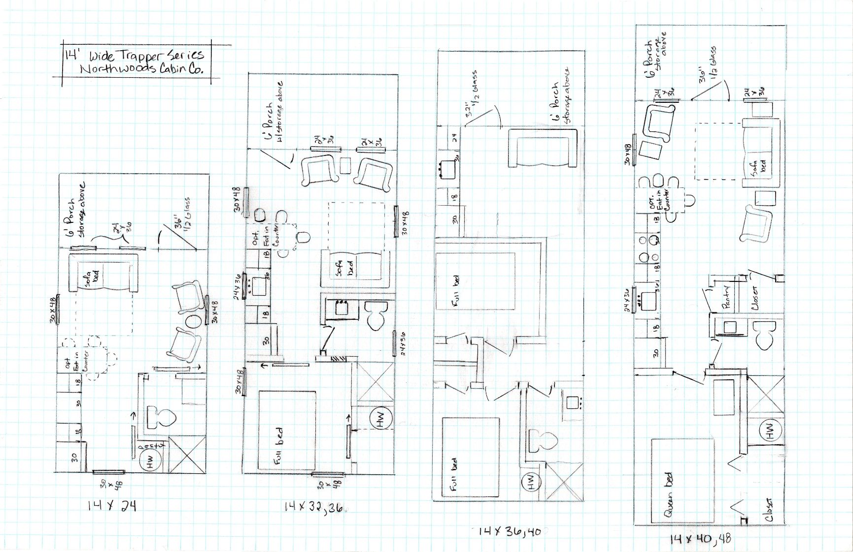 Trapper Floor Plans Northwoods Cabin Co 