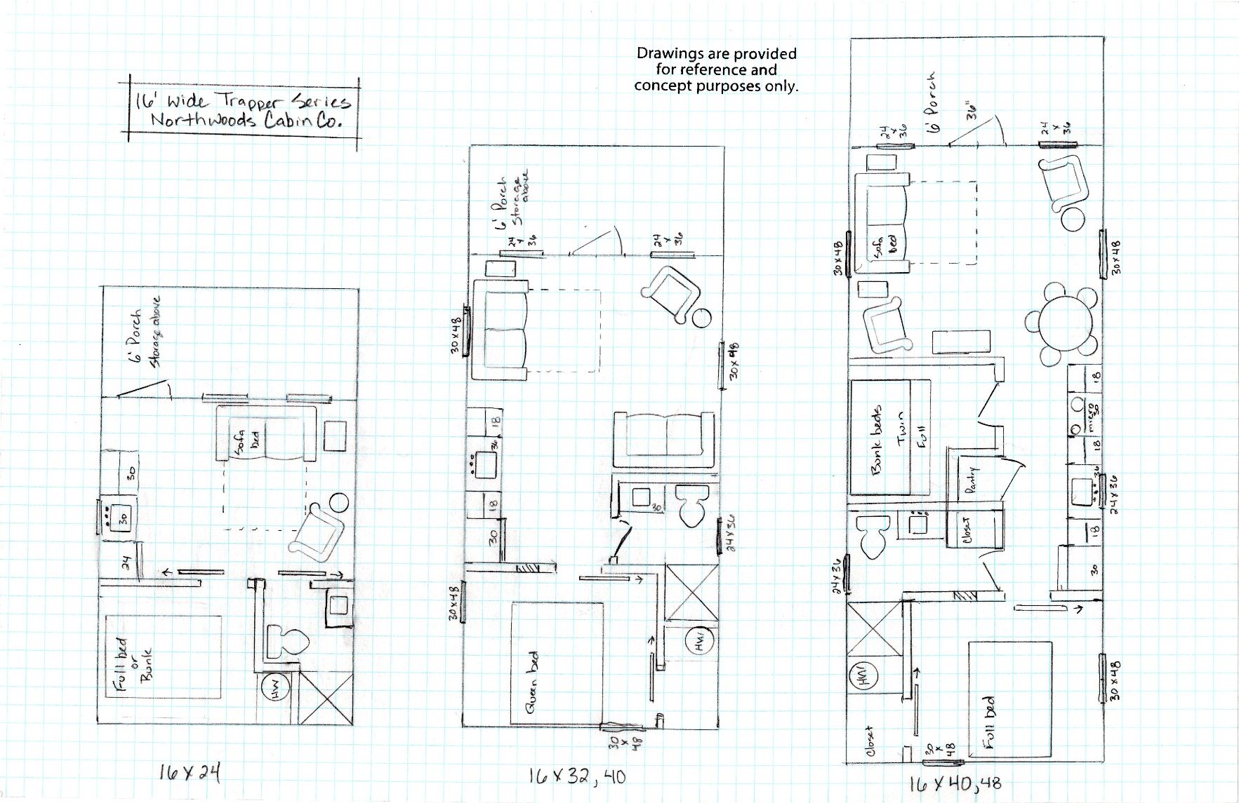 Trapper Floor Plans Northwoods Cabin Co 