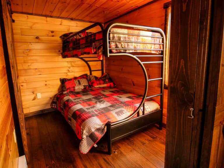 Northwoods cabin bedroom