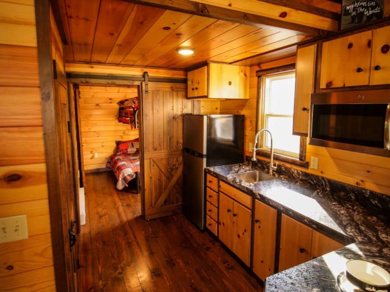 Northwoods cabin kitchen