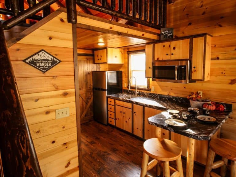 Northwoods cabin kitchen