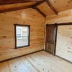 Wood cabin interior