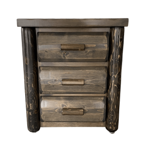 Cedar Side Table - 3 Drawers