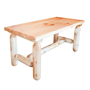 Cedar Log Coffee Table