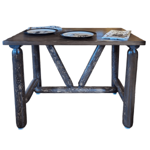 Cedar Log Dining Table