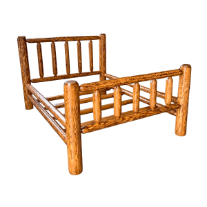 Cedar Log Bed Frame - Full