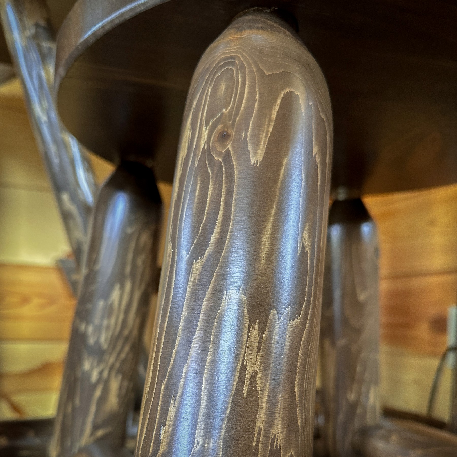 Cedar Dining Set - Table + 2 Stools - Image 4