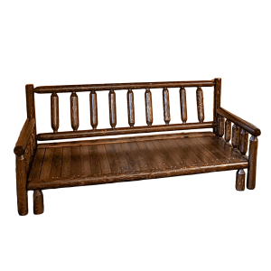 Cedar Log Futon – Full Size