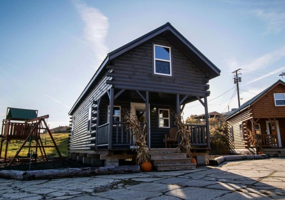 Northwoods cabin exterior