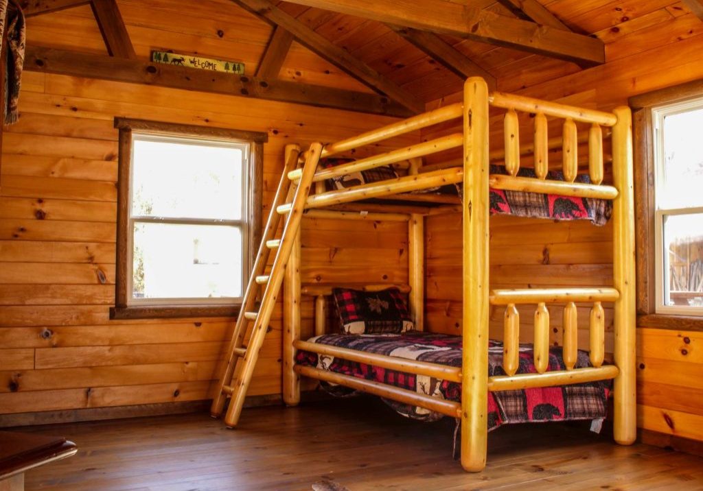 bunk beds in Trapper cabin